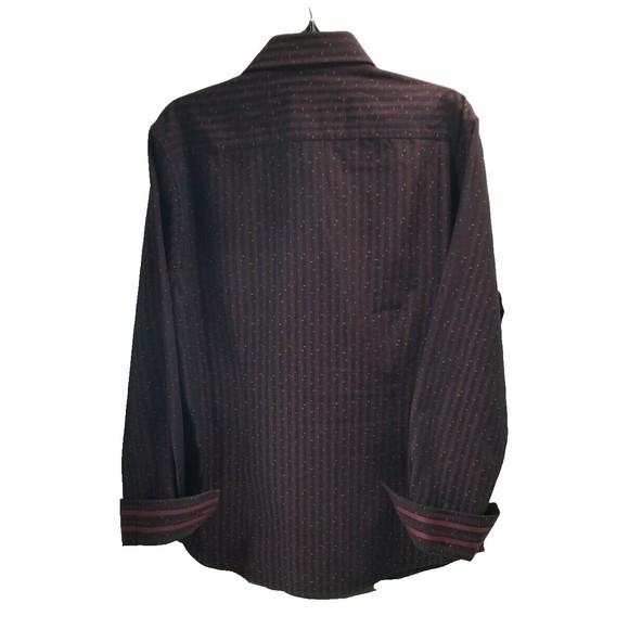 Robert Graham Button Up Long Sleeve Shirt Red Knowledge Wisdom Faith Men Sz XL - Picture 2 of 9